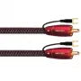 Сабвуферный кабель AudioQuest Irish Red Braid 2.0m